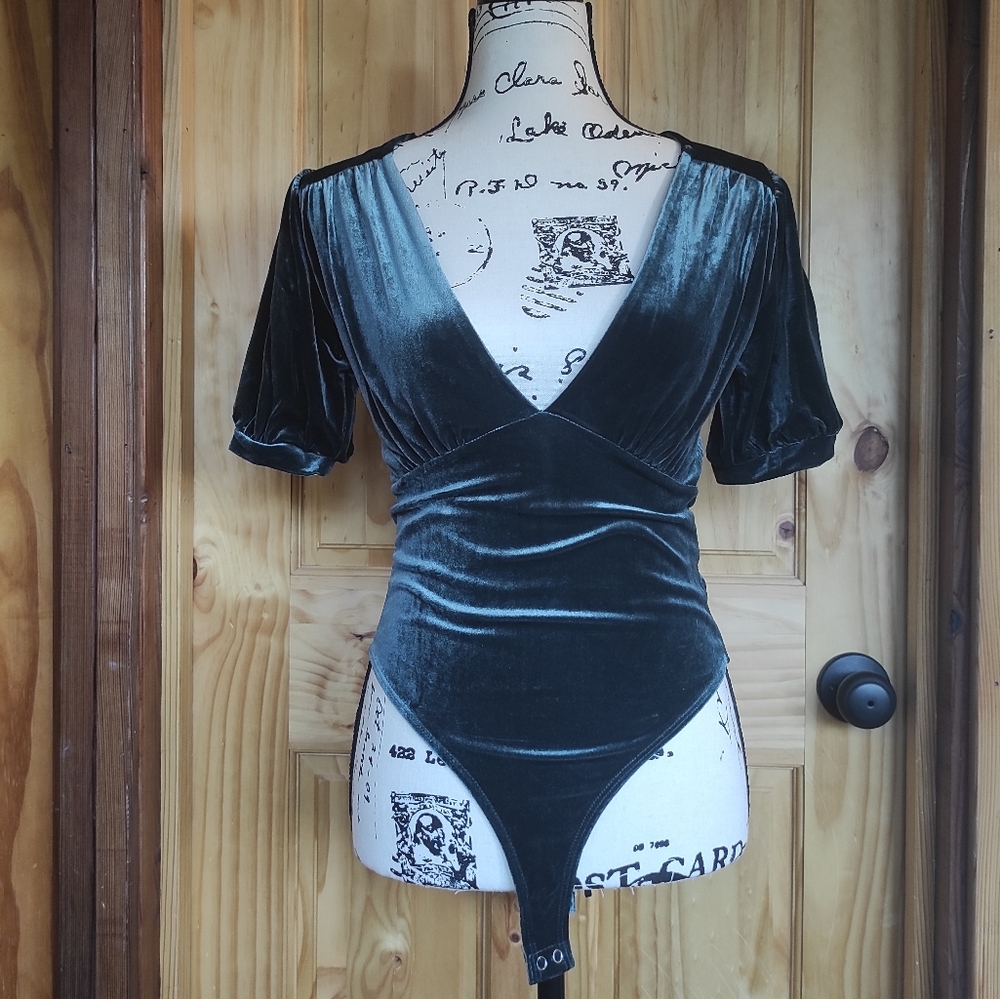 Velvety bodysuit